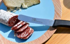 Berger Frühstücksmesser I Love Camping Gelb