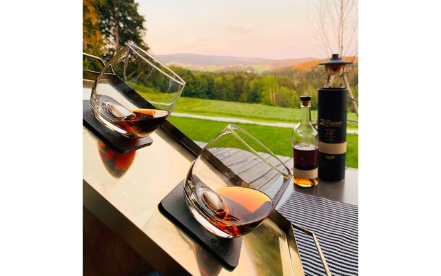 Silwy Magnet-Whiskygläser Inkl. Untersetzer (250 Ml) 2er Set 4 Silwy Magnet-Whiskygläser Inkl. Untersetzer (250 Ml) 2er Set – Bild 2