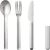 Mepal Bloom Edelstahl Besteck Set Inkl. Kunststoffhülle 3-tlg. Pebble White -Campingprodukte Geschäft 349265 2655185 1