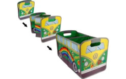 VW Collection T1 Bulli Faltbox Grün / Peace -Campingprodukte Geschäft 393118 2858111 2