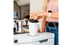 Silwy® Magnet-Coffeecup Tasse Mit Deckel Inkl. Metall Nano Gel Pad (300 Ml) -Campingprodukte Geschäft 435270 3100851