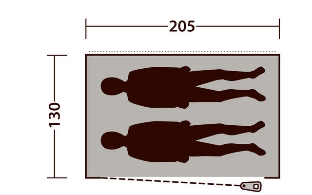 Outwell Freistehendes Innenzelt Blau 8 Outwell Freistehendes Innenzelt Blau – Bild 6