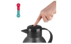 Emsa Isolierkanne Samba 1 Liter Himbeere Transluzent -Campingprodukte Geschäft 460439 3304359 4