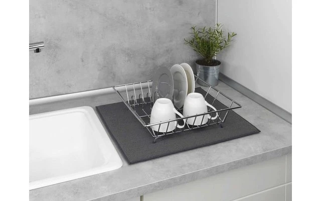 Wenko Mikrofaser Abtropfmatte Miko Blau 7 Wenko Mikrofaser Abtropfmatte Miko Blau – Bild 5