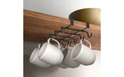 Metaltex My Mug Lava Tassen/Becherhalter Matt Schwarz -Campingprodukte Geschäft 497330 3367227