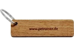 Campingprodukte Geschäft 7 Petromax Schlüsselanhänger Holz