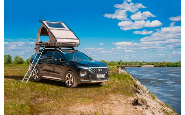 Tambu Yano Autodachzelt Für 2 Personen Braun 4 Tambu Yano Autodachzelt Für 2 Personen Braun – Bild 2