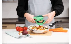 Nicer Dicer Quick Professional Set Gemüseschneider 12 Teilig Grün -Campingprodukte Geschäft 578231 3958383