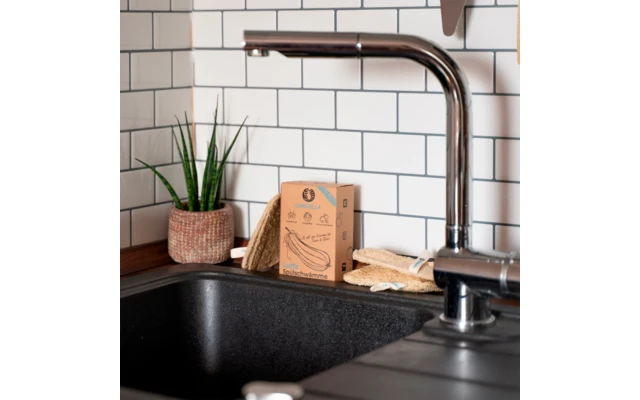 Chinchilla Luffa Spülschwämme Wiederverwendbar 7 Stück 5 Chinchilla Luffa Spülschwämme Wiederverwendbar 7 Stück – Bild 3