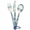 Optimus Titanium Besteck Set 3 Teilig Silber -Campingprodukte Geschäft 612591 4435067
