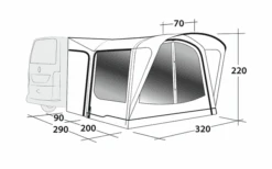 Outwell Parkville 200SA Busvorzelt Freistehend -Campingprodukte Geschäft 689922 4697864