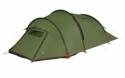 High Peak Falcon 3 LW Lightweight 3 Personen Tunnelzelt Aluminium Gestänge Olive/rot -Campingprodukte Geschäft 733028 4904024