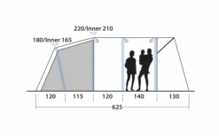 Outwell Avondale 5PA Tunnelzelt 9 Outwell Avondale 5PA Tunnelzelt -Campingprodukte Geschäft 737549 4971986