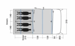 Outwell Avondale 4PA Tunnelzelt 13 Outwell Avondale 4PA Tunnelzelt -Campingprodukte Geschäft 748517 5009087