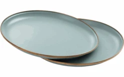 Barebones Teller 2 Stück 27,9 X 27,9 X 1,9 Cm Stone Grey -Campingprodukte Geschäft 772271 5135891